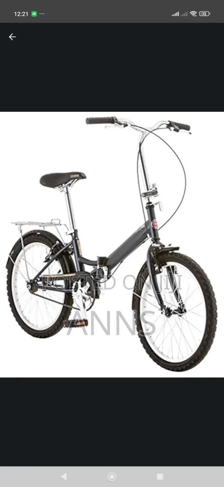 Foldable Bicycle Size 20