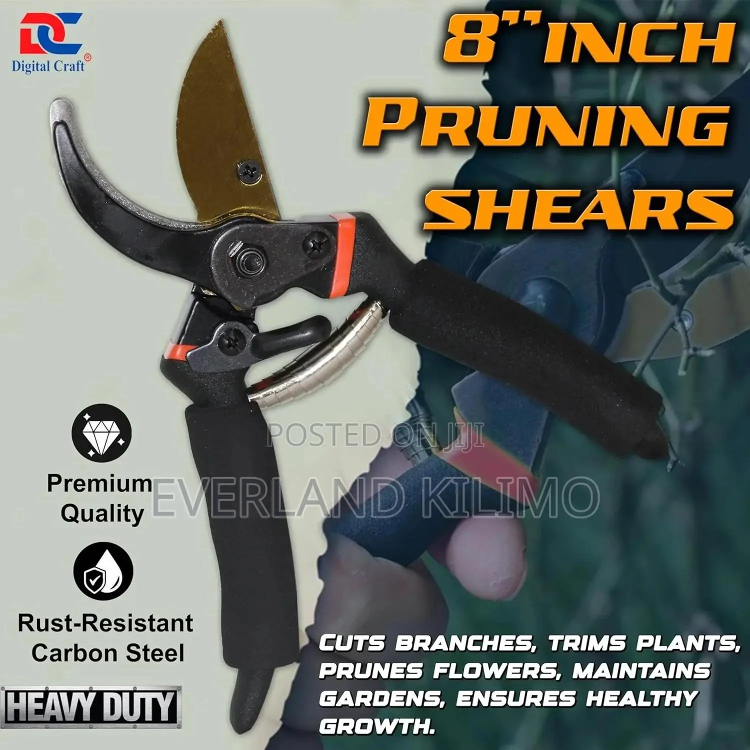 Stainless Pruning Sheers