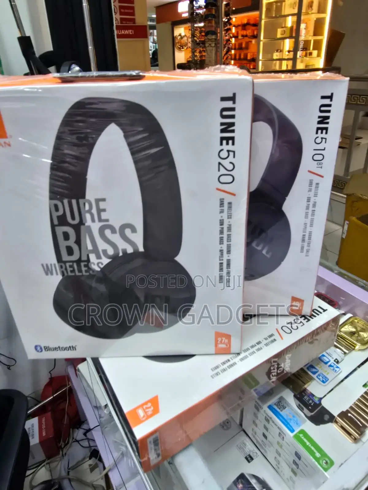 JBL 520bt Bluetooth Headphones Hands-Free Calls Black