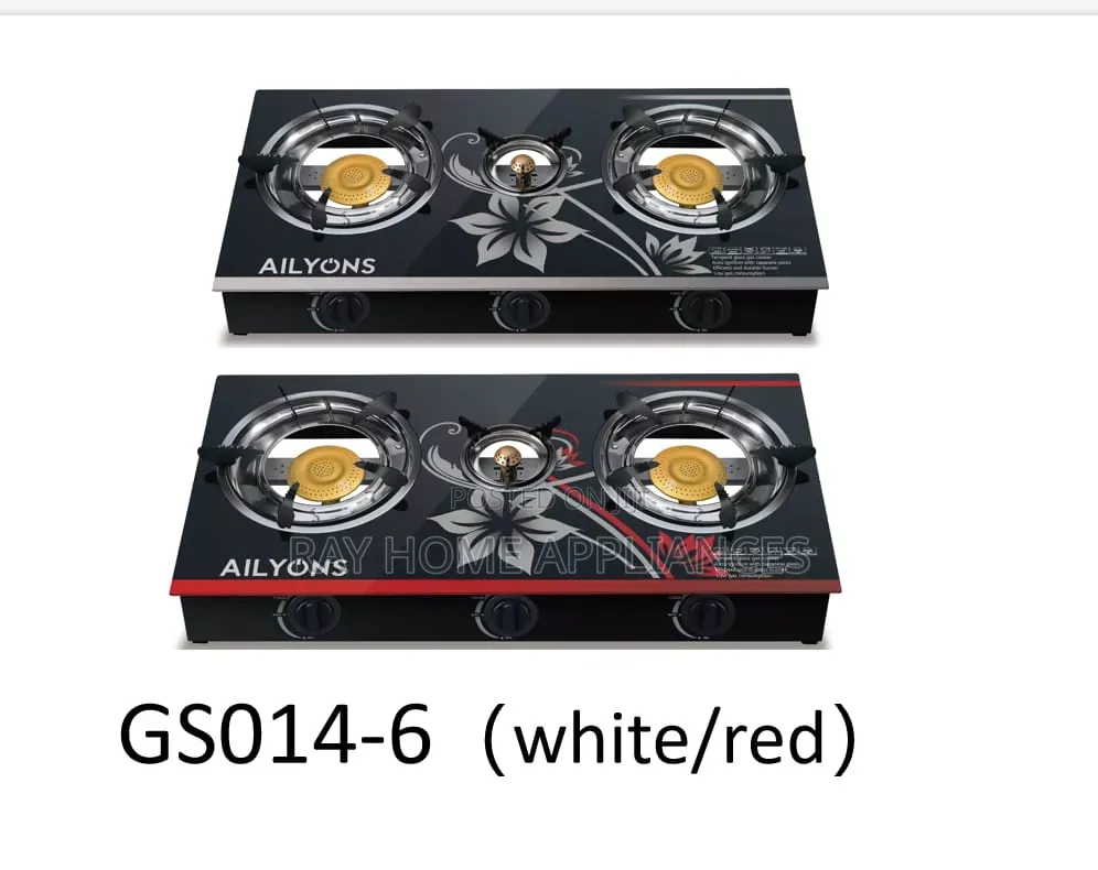 3 Gas Burner Table Top