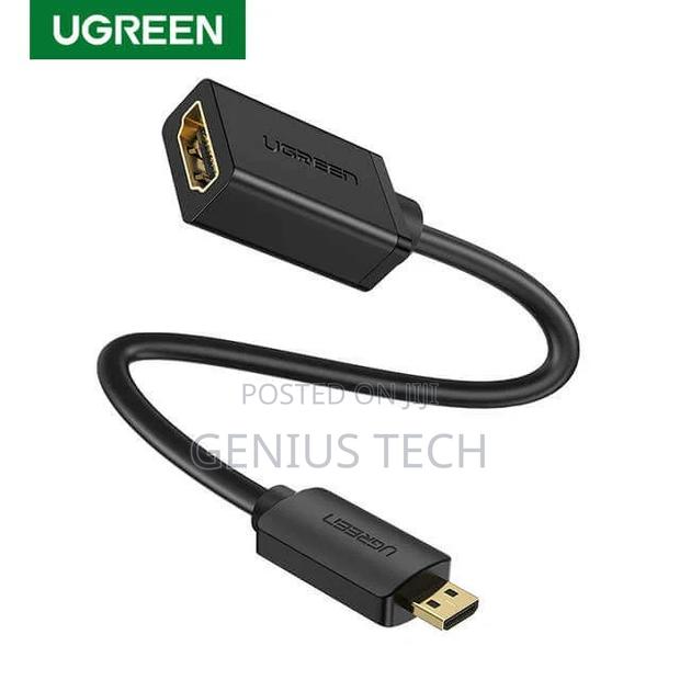 Ugreen Mini Hdmi Male to Hdmi Female Adapter Cable (Ug-20137)