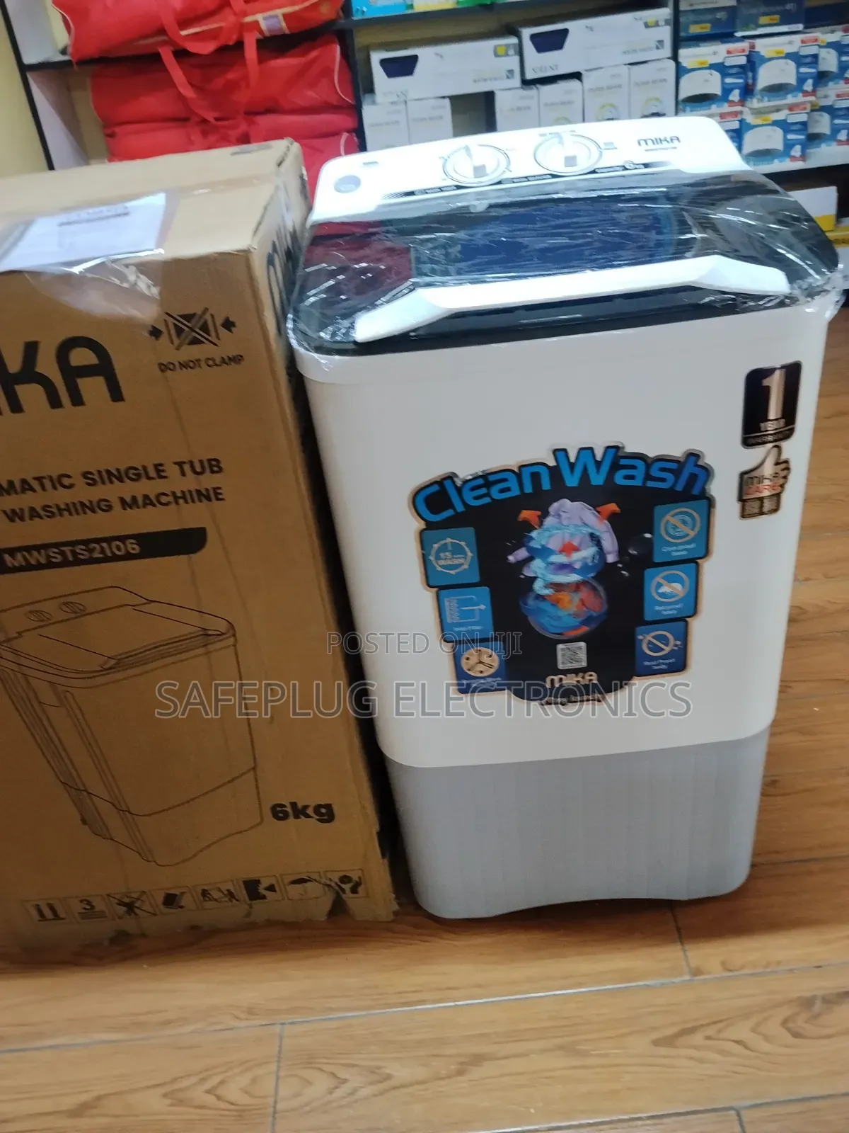 Original Mika Semi Automatic Washing Machine 6kg – Durable Efficient