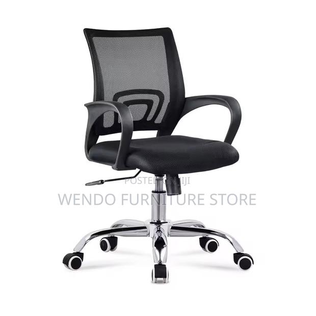 Office Chairs; Clerical Mid Backrest Ergonomic Fabric Office Chairs - thumbnail 5