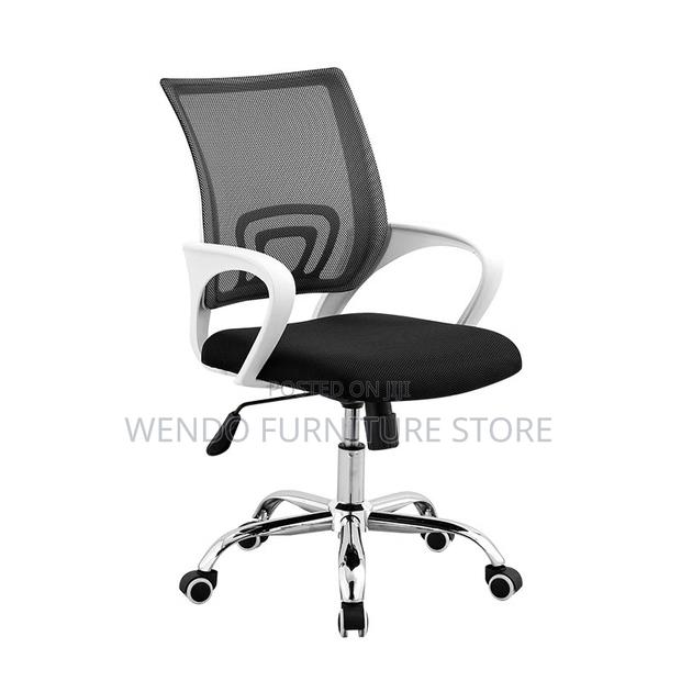 Office Chairs; Clerical Mid Backrest Ergonomic Fabric Office Chairs - thumbnail 7