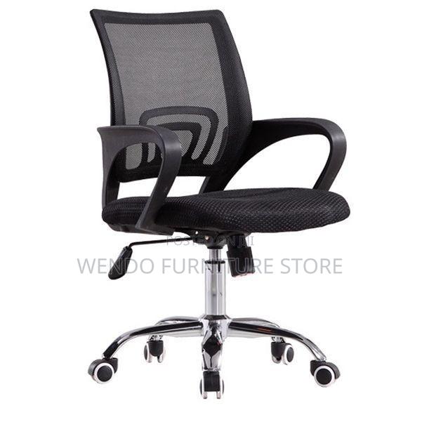 Office Chairs; Clerical Mid Backrest Ergonomic Fabric Office Chairs - thumbnail 8