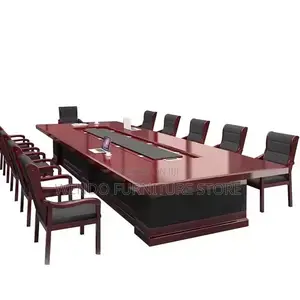 Boardroom Table; 3 Meters Mahogany Spacious Executive Meetings Table