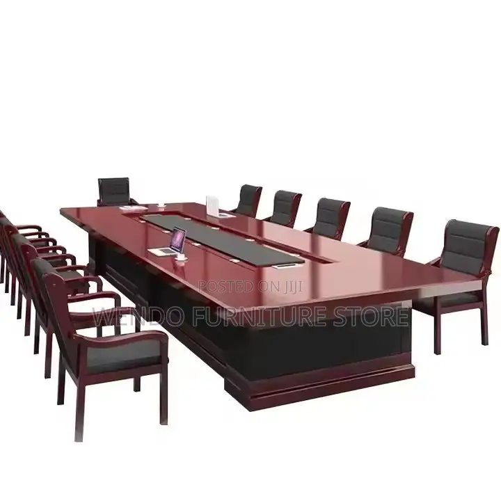 Boardroom Table; 3 Meters Mahogany Spacious Executive Meetings Table