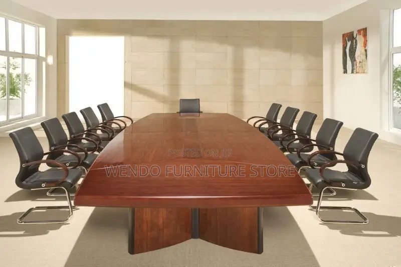 Boardroom Table; 3 Meters Mahogany Spacious Executive Meetings Table
