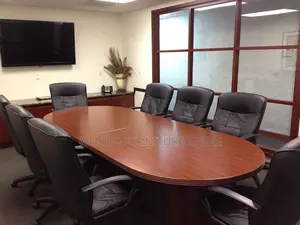 Boardroom Table; 3 Meters Mahogany Spacious Executive Meetings Table
