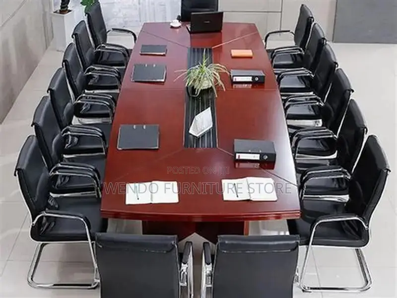 Boardroom Table; 3 Meters Mahogany Spacious Executive Meetings Table