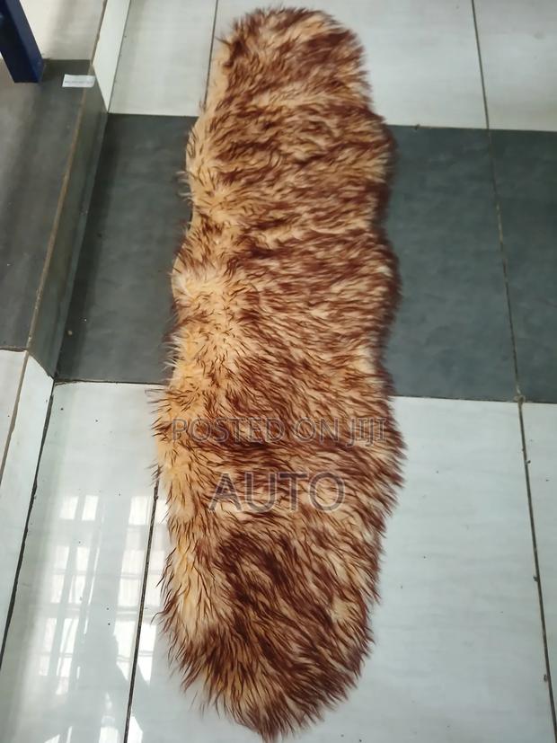 Brown Fur Dashboard Cover | Luxury Soft Car Dashboard Mat