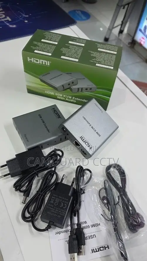 60m Hdmi KVM Extender Over Cat6 With Usb Keyboard Mouse Support