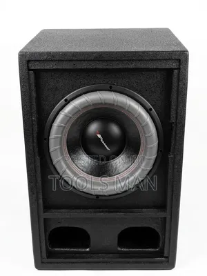 Pioneer High Power Subwoofer With Custom Ported Enclosure Bass Box.