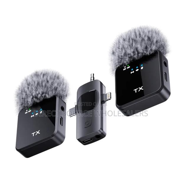 F11-2 3-in-1 Wireless Lavalier Microphone With Noise Reduction