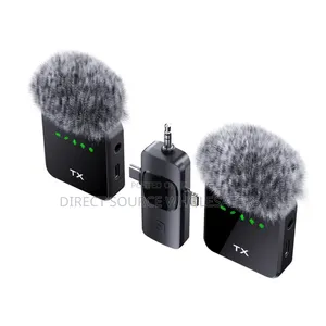 F11-2 3-in-1 Wireless Lavalier Microphone With Noise Reduction