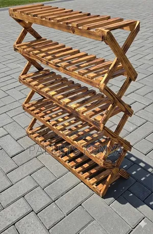 Shoe Rack for Sale-Clean Pallet Shoe Rack Organizer.(Hl08)