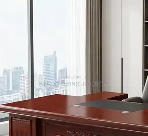 Office Desk; 1.8 Meters Executive Mahogany Boss TPL- Gt6 Office Desk