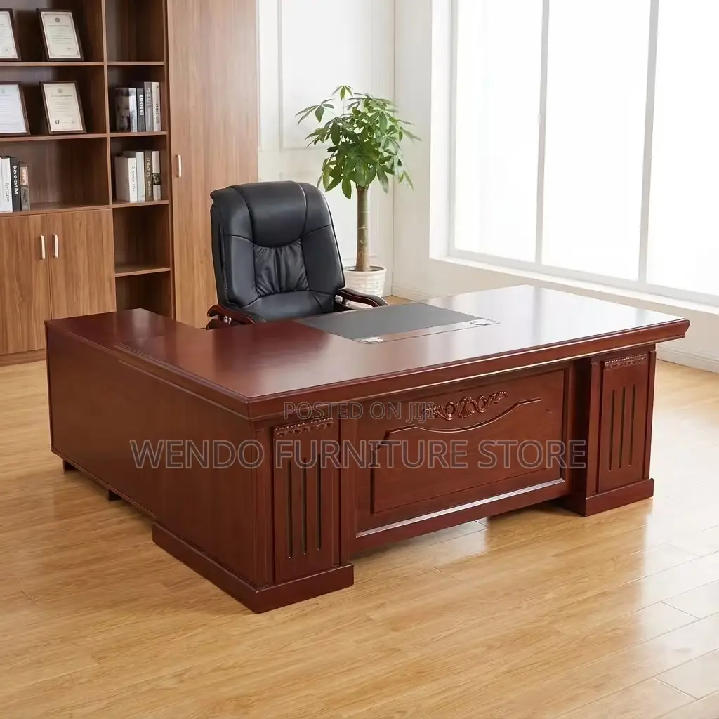 Office Desk; 1.8 Meters Executive Mahogany Boss TPL- Gt6 Office Desk