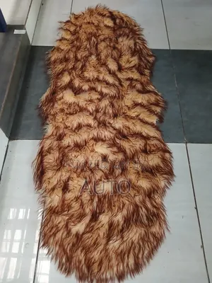 Luxury Brown Fur Dashboard Mat | Soft Protective Dashboard Cover