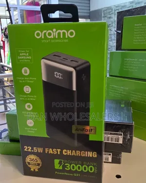 Oraimo 30000mah Fast Charging Bank