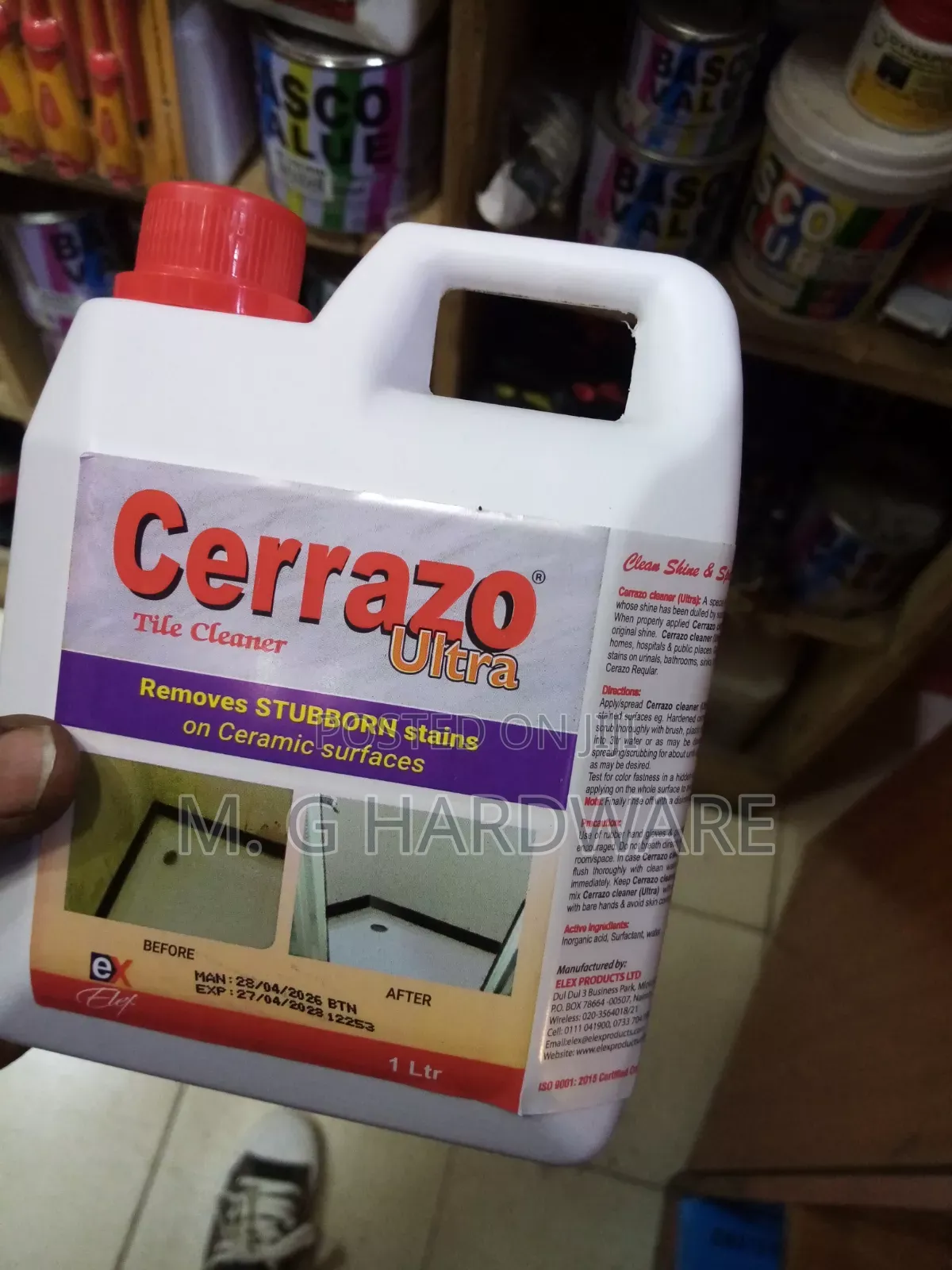 Cerrazo Utra Tile Cleaner 1litre