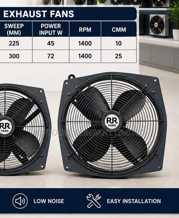 Rr Commercial Exhaust Fan 18 Inch 370watts