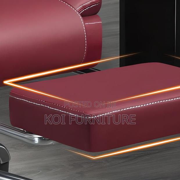 Office Chairs; Leather Ergonomic Style Leather Home Office Chairs - thumbnail 3