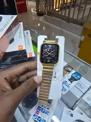 Casio Moon Phase Men Watch Date Display Stainless Steel