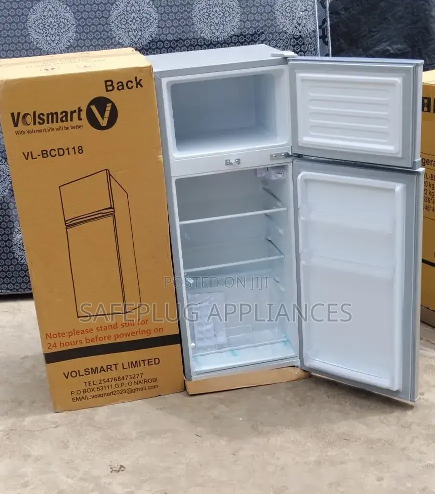 Volsmart 118l Double Door Refrigerator