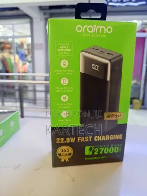Oraimo Powernova Qf1 27000mah Power Bank | 22.5w Fast Charging (7270q)