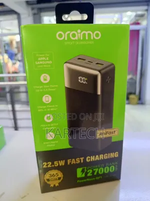 Oraimo 27000mah 22.5 W Portable Charger With Led Digital Display