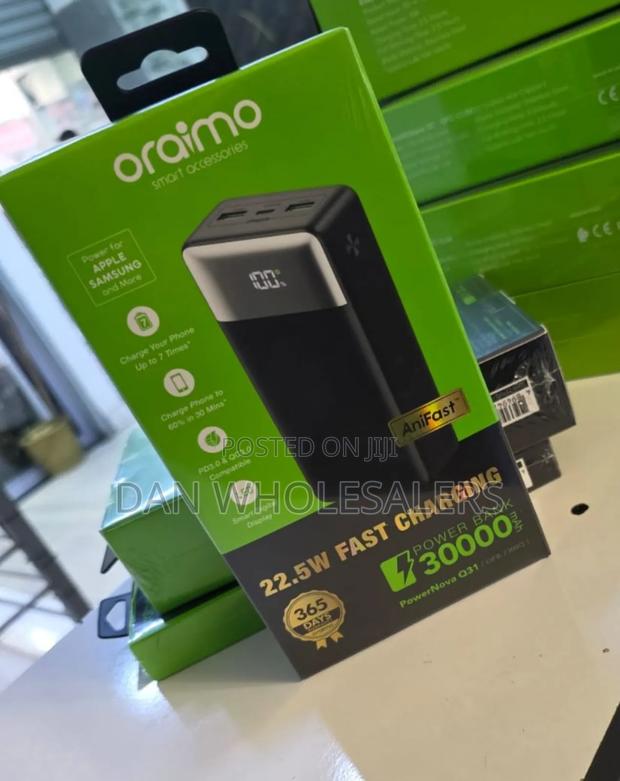Oraimo 30000mah Anifast Power Bank