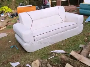 White 3 Seater Sofa