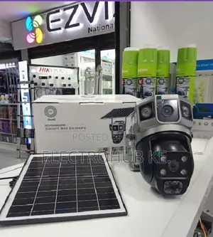 4g Outdoor V380 Solar PTZ Camera Night Vision Surveillance