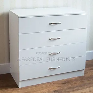 White Side Bed Cabinet
