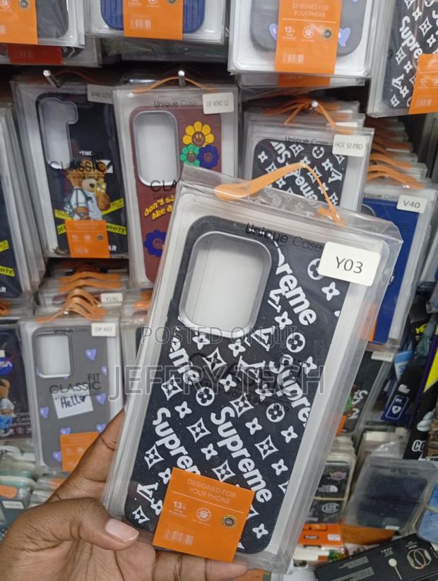 Black Tpu Phone Case Featuring a Supreme X Louis Vuitton - thumbnail 2