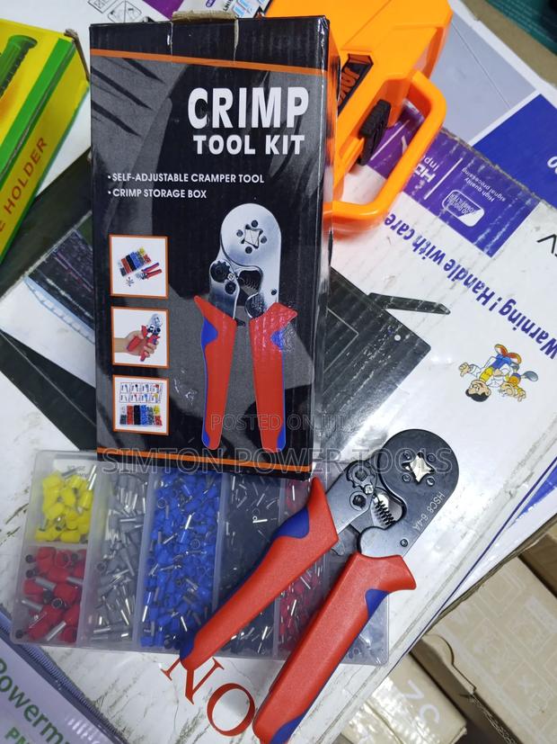 Heavy-Duty Adjustable Crimp Tool Set