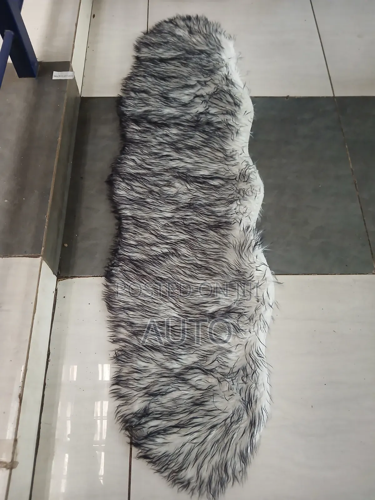 White Fur Dashboard Cover | Luxury Soft Dashboard Mat