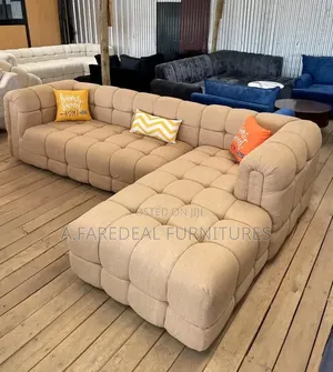 Brown L Seat