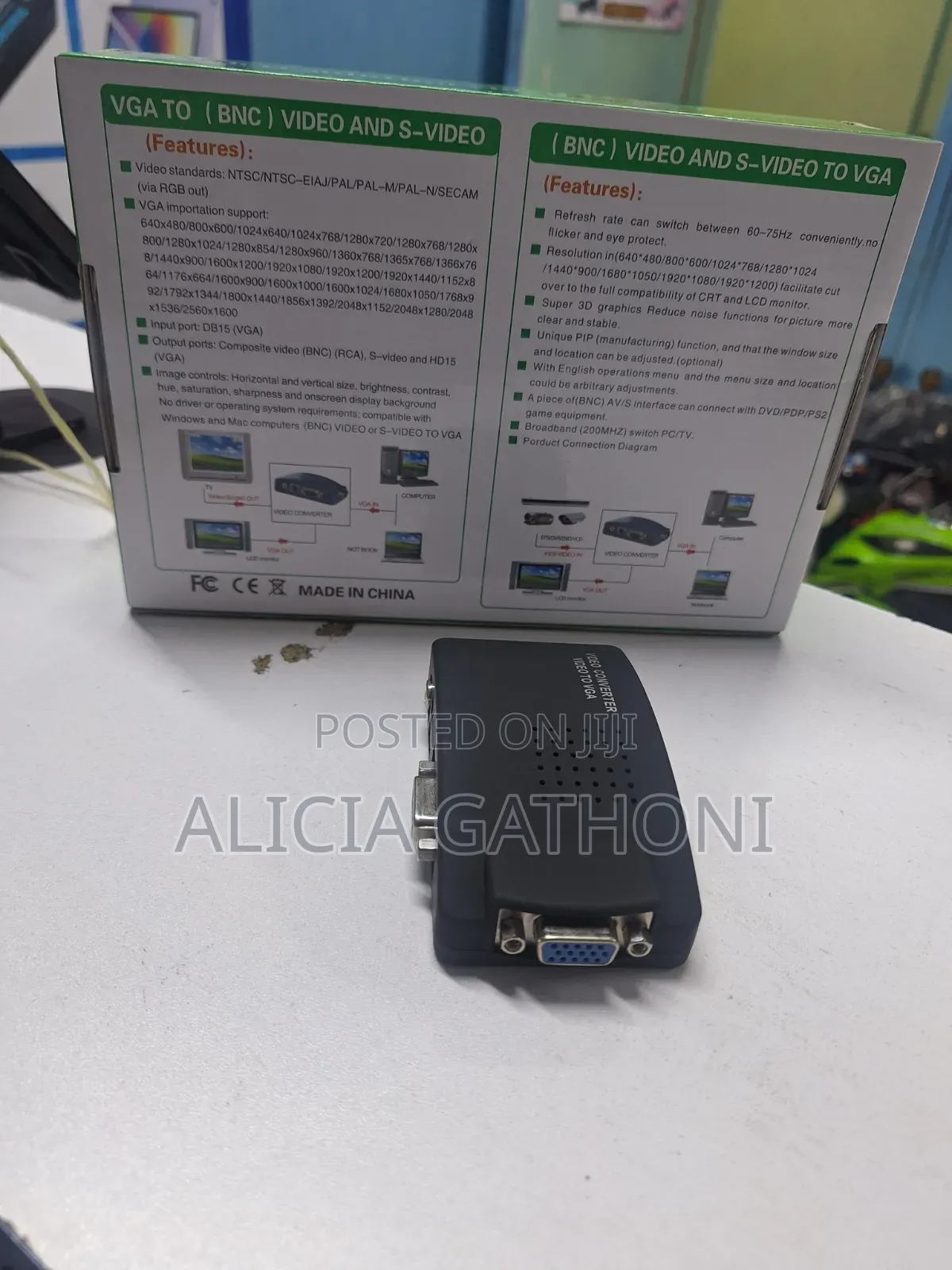 Rca/Video to Vga Converter