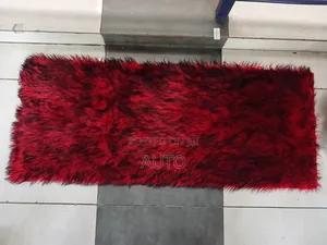 Red Fur Dashboard Cover | Luxury Soft Dashboard Mat