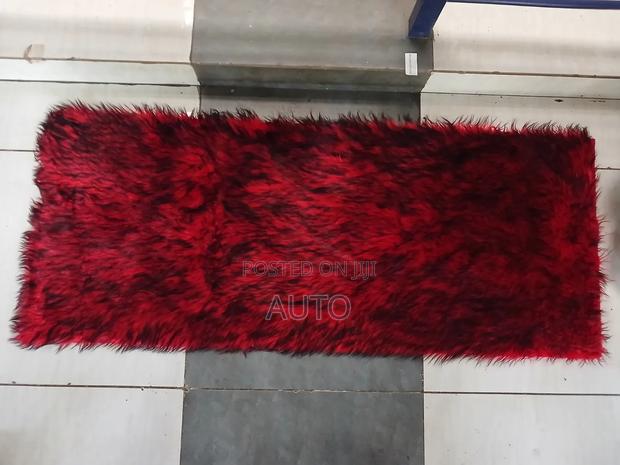 Red Fur Dashboard Cover | Luxury Soft Dashboard Mat