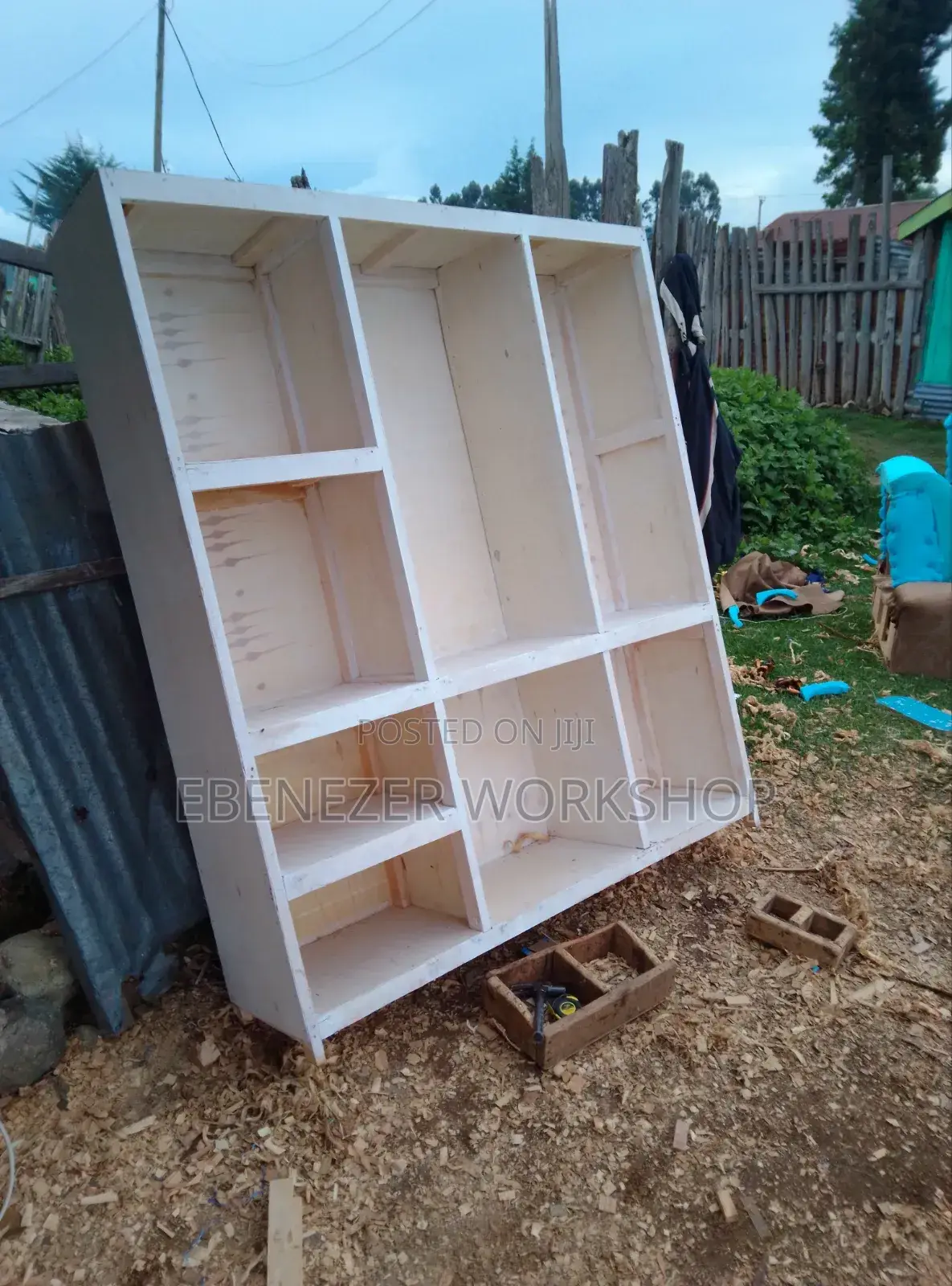 White Open Wardrobe