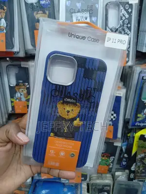 Zuck Bear Blue Embroidered Phone Case for the iPhone 11 Pro