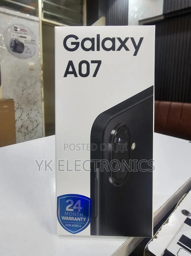 New Samsung Galaxy A07 4G 128 GB Black