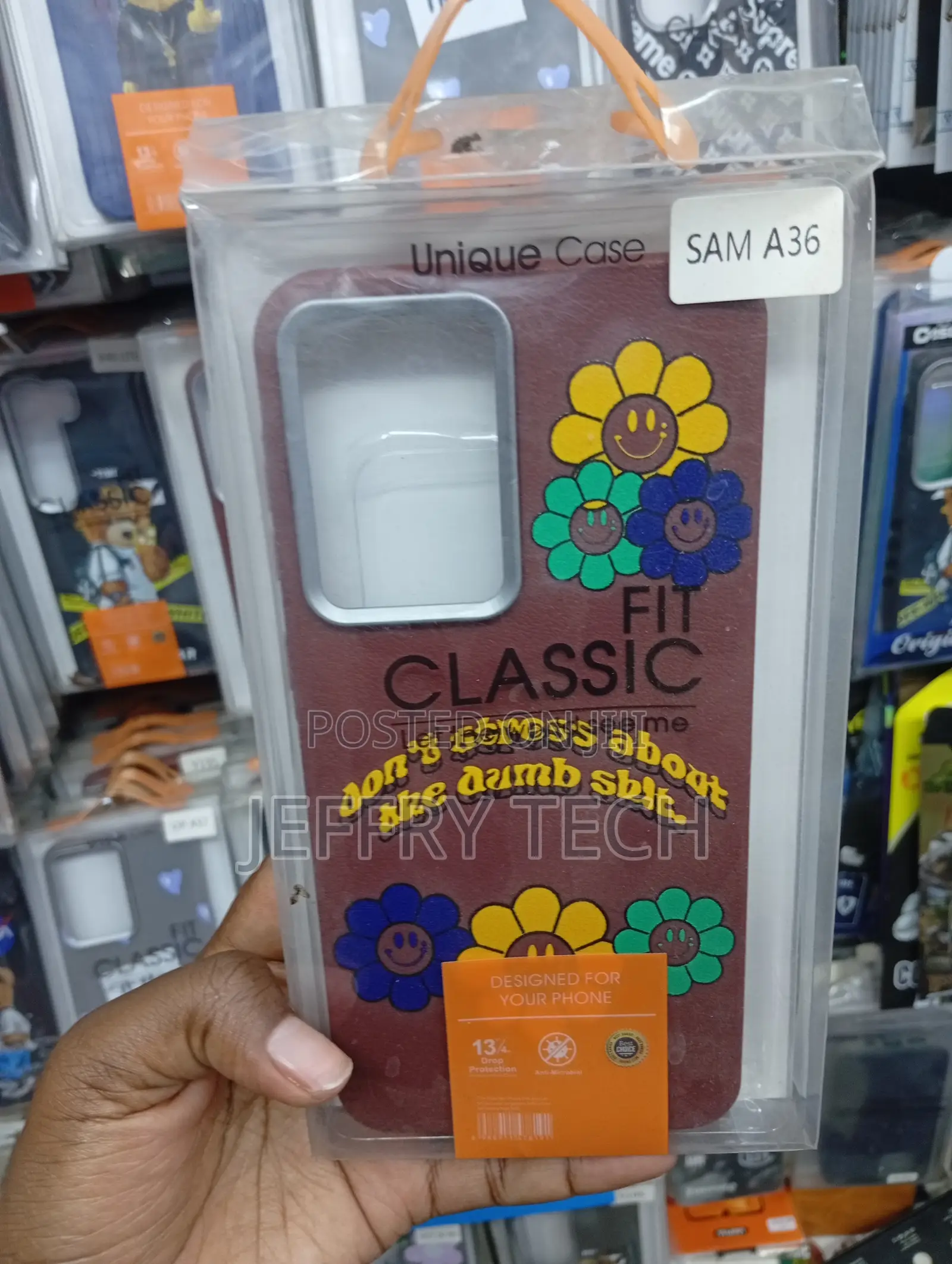 Case Brand Printed Phone Cover Designed for the Samsung Galaxy A36.