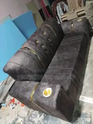 Grey 3 Seater Modern Sofa