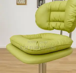 Bar Stool : Negroni Bar Chair – Light Green Cushioned Seat