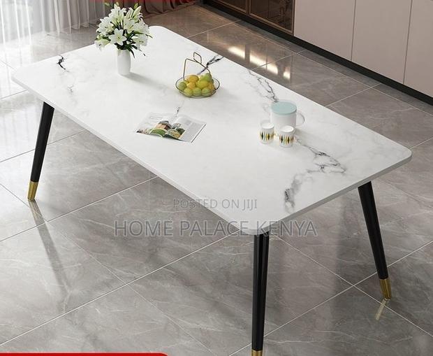 Dining Set: Bamboo Dining Table With Rock Slab Top and Chairs - thumbnail 15
