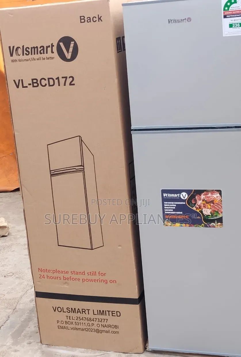 Volsmart 172l Double Door Refrigerator